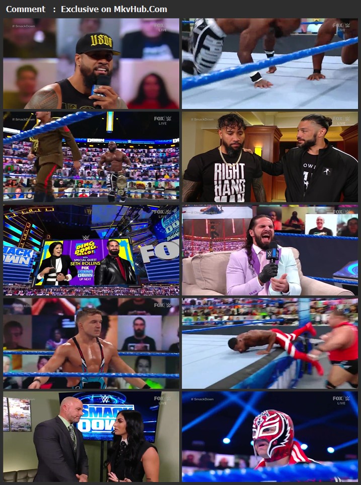 WWE Friday Night SmackDown 11th June 2021 720p WEBRip x264 750MB Download