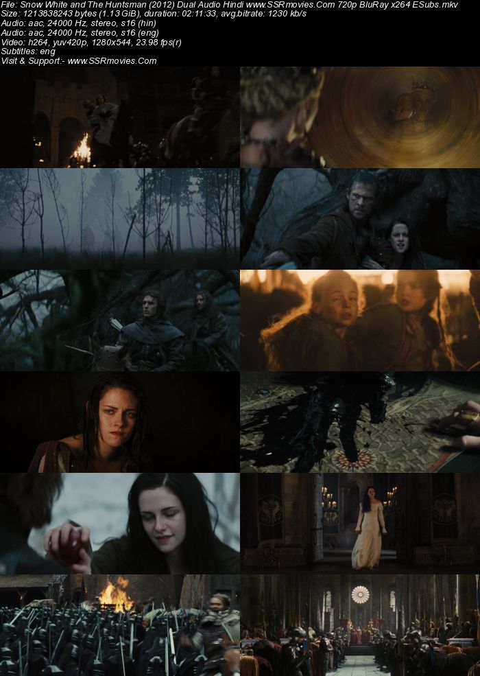 Snow White and the Huntsman (2012) Dual Audio Hindi 480p BluRay 400MB Full Movie Download