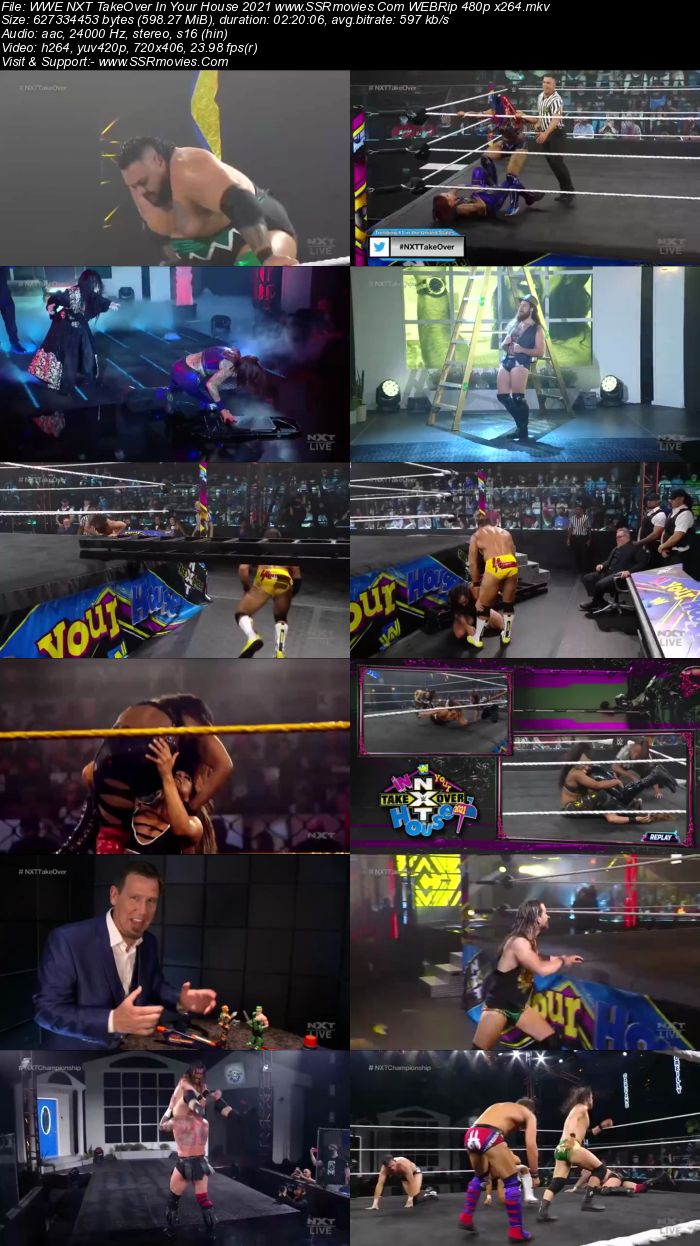 NXT TakeOver: In Your House (2021) 720p 480p WEBRip x264 600MB Download