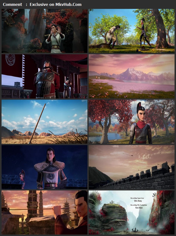 Kung Fu Mulan 2021 English 720p WEB-DL 850MB Download