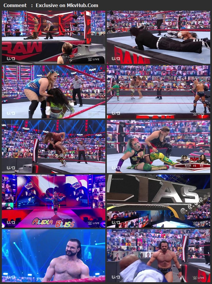 WWE Monday Night RAW 14th June 2021 720p WEBRip x264 1.1GB Download