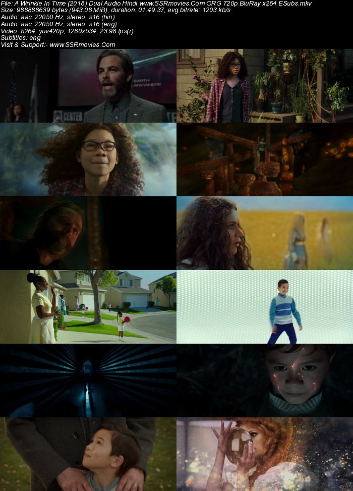 A Wrinkle in Time (2018) Dual Audio Hindi 720p BluRay x264 950MB Full Movie Download