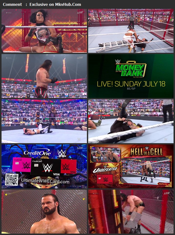 WWE Hell in a Cell 2021 PPV English 720p WEBRip x264 1.6GB Download