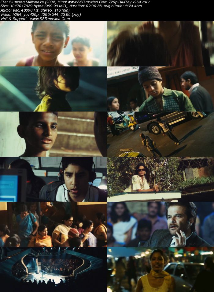 Slumdog Millionaire (2008) Hindi 480p BluRay x264 350MB Full Movie Download