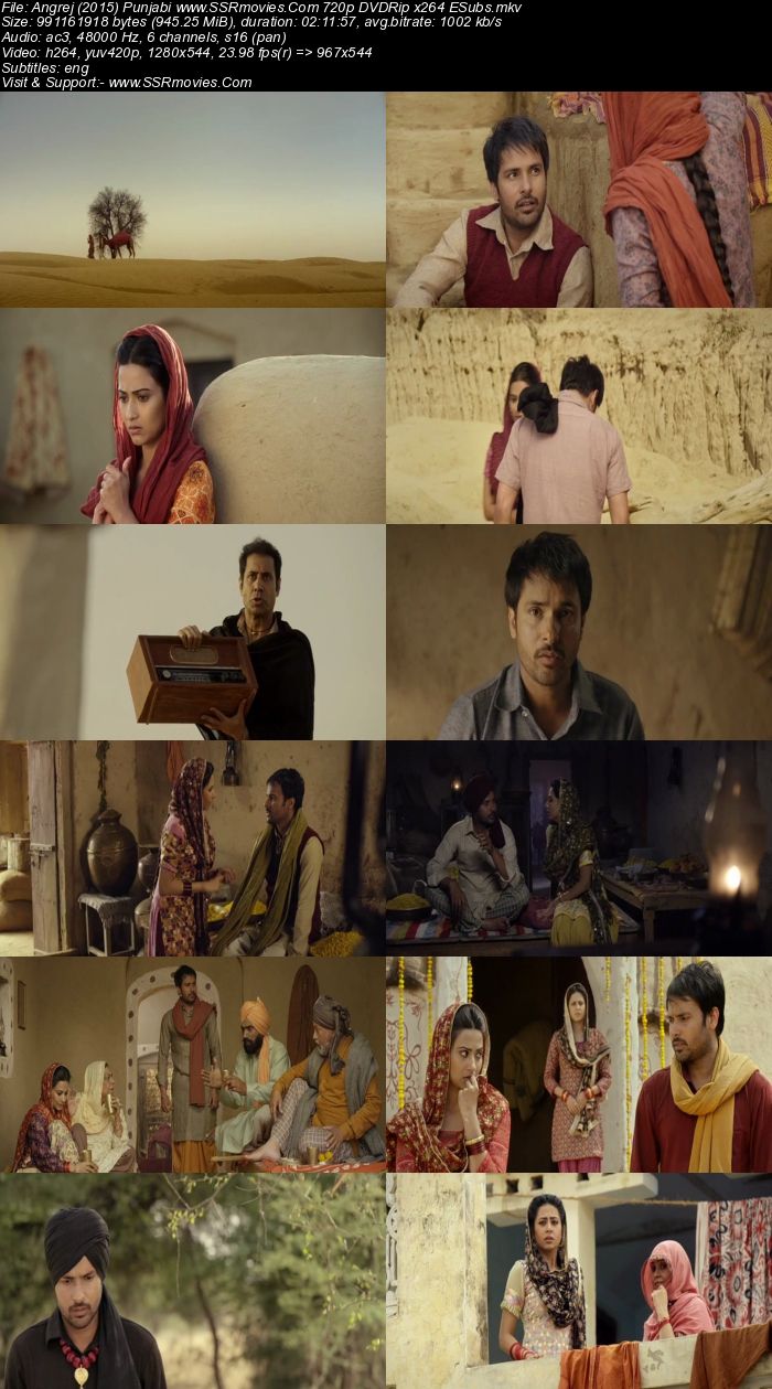 Angrej (2015) Punjabi 720p WEB-DL x264 950MB Full Movie Download