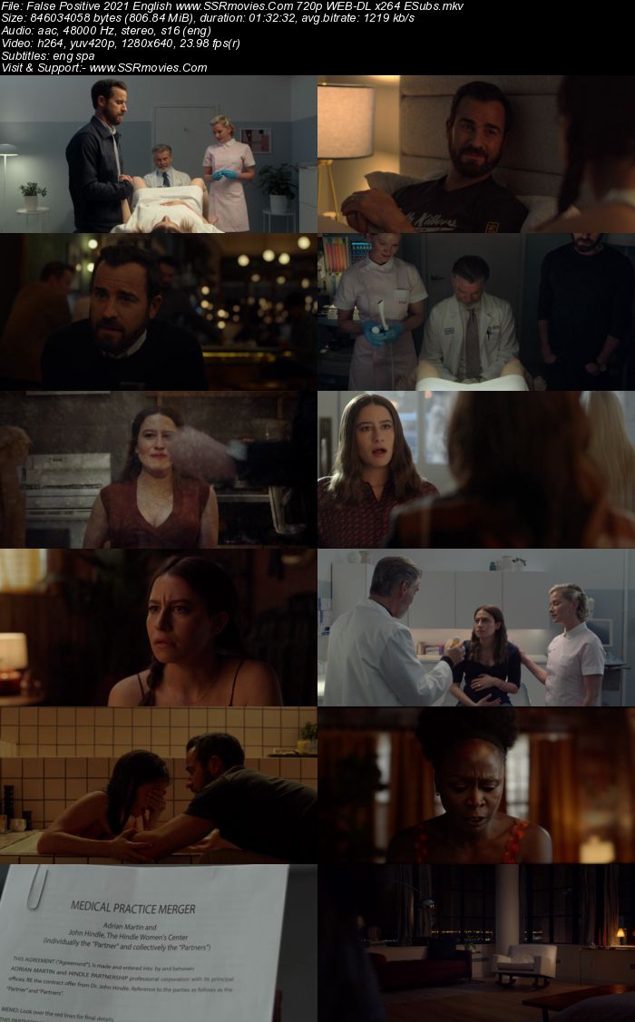 False Positive (2021) English 720p WEB-DL x264 800MB Full Movie Download