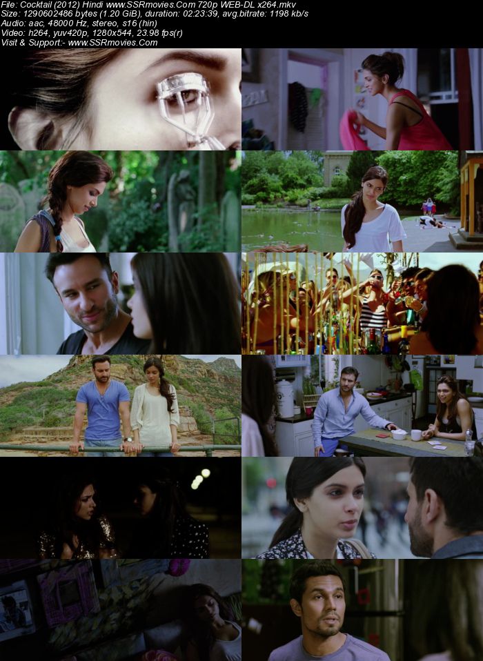 Cocktail (2012) Hindi 480p WEB-DL x264 450MB Full Movie Download