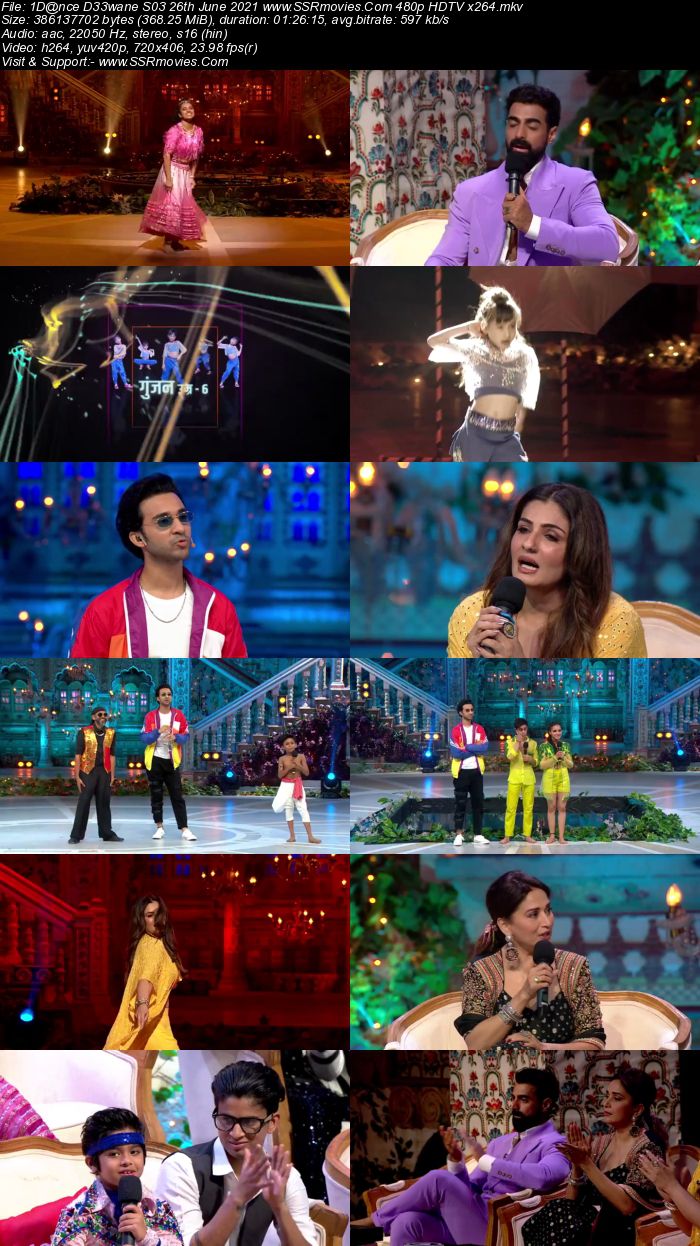 Dance Deewane S03 26th May 2021 480p 720p HDTV x264 350MB Download