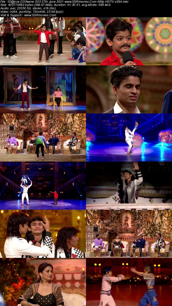 Dance Deewane S03 27th May 2021 480p 720p HDTV x264 350MB Download