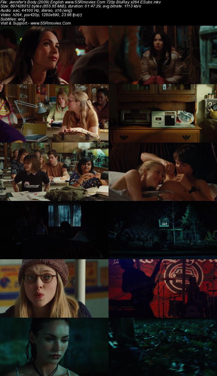 Jennifer's Body (2009) English 720p WEB-DL x264 850MB Full Movie Download