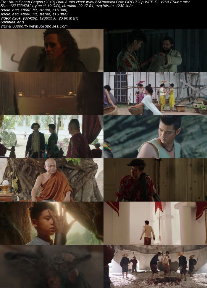 Khun Phaen Begins (2019) Dual Audio Hindi 720p WEB-DL x264 1.2GB Full Movie Download