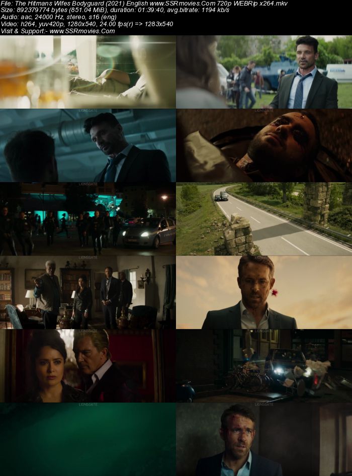 The Hitman's Wife's Bodyguard (2021) English 480p WEB-DL 300MB Full Movie Download