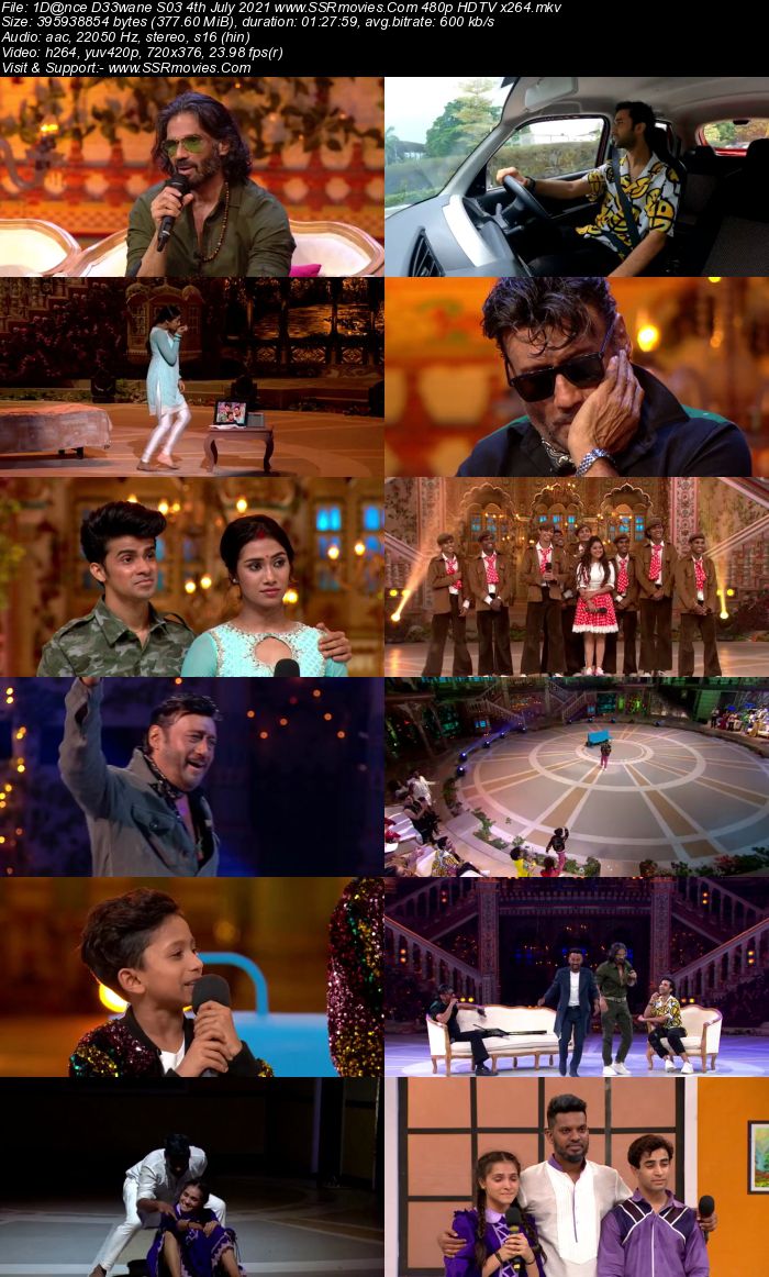 Dance Deewane S03 4th July 2021 480p 720p HDTV x264 350MB Download