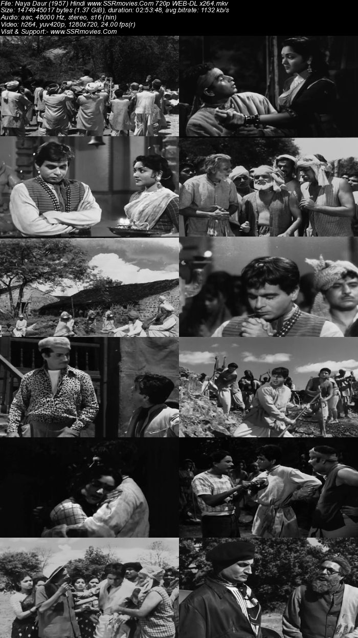 Naya Daur (1957) Hindi 480p WEB-DL x264 500MB Full Movie Download Naya Daur (1957) Hindi 480p WEB-DL x264 500MB Full Movie Download