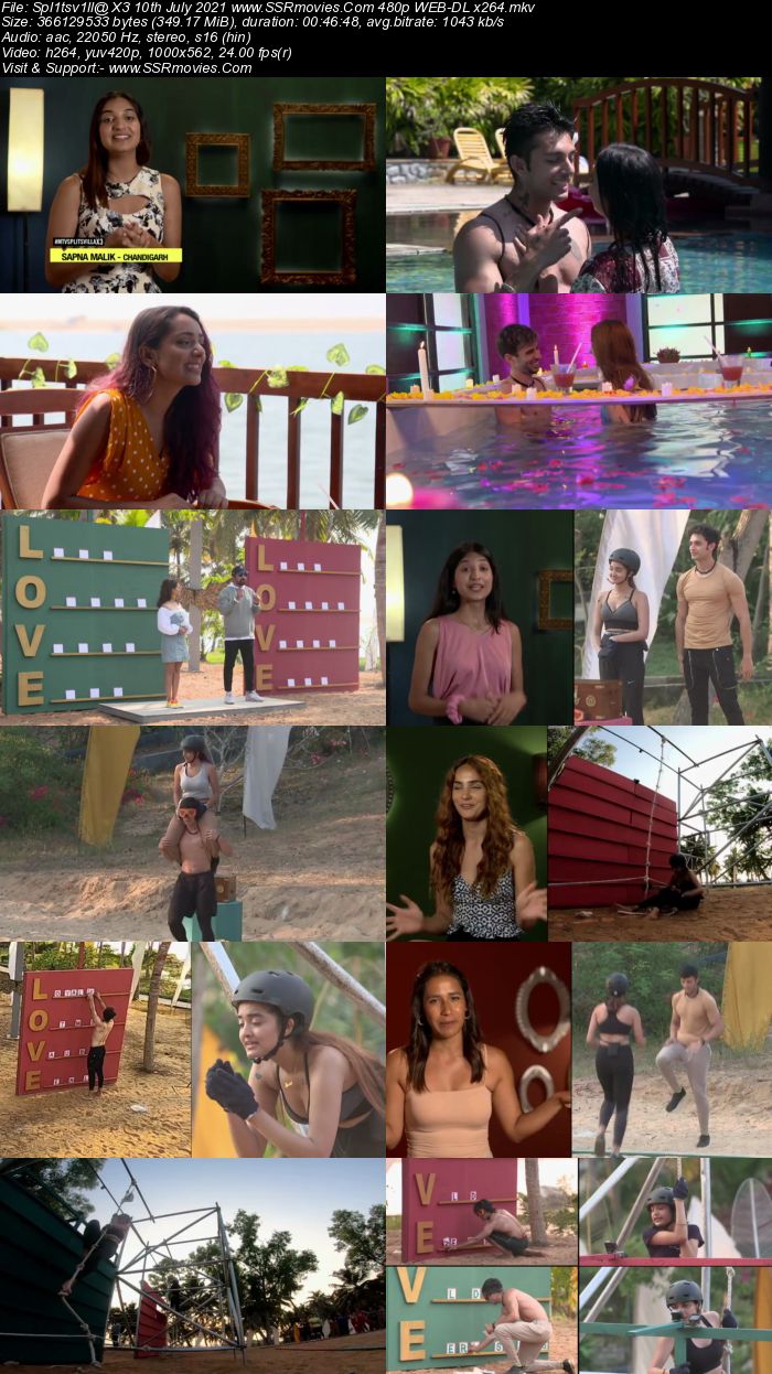 Splitsvilla X3 10th July 2021 480p WEB-DL x264 300MB Download