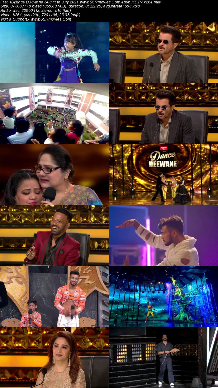 Dance Deewane S03 11th July 2021 480p 720p HDTV x264 350MB Download