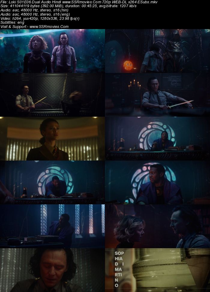 Loki (2021) S01 Complete Dual Audio Hindi 720p WEB-DL x264 400MB Full Movie Download