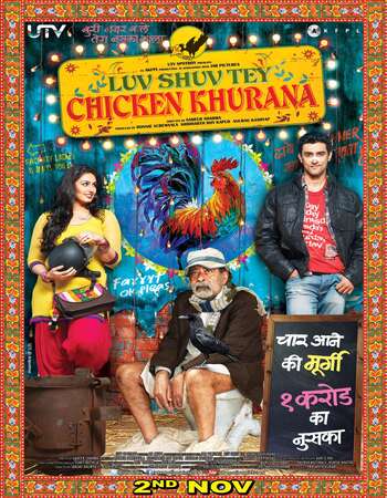 Luv Shuv Tey Chicken Khurana (2012) Hindi 480p DVDRip 400MB ESubs Full Movie Download