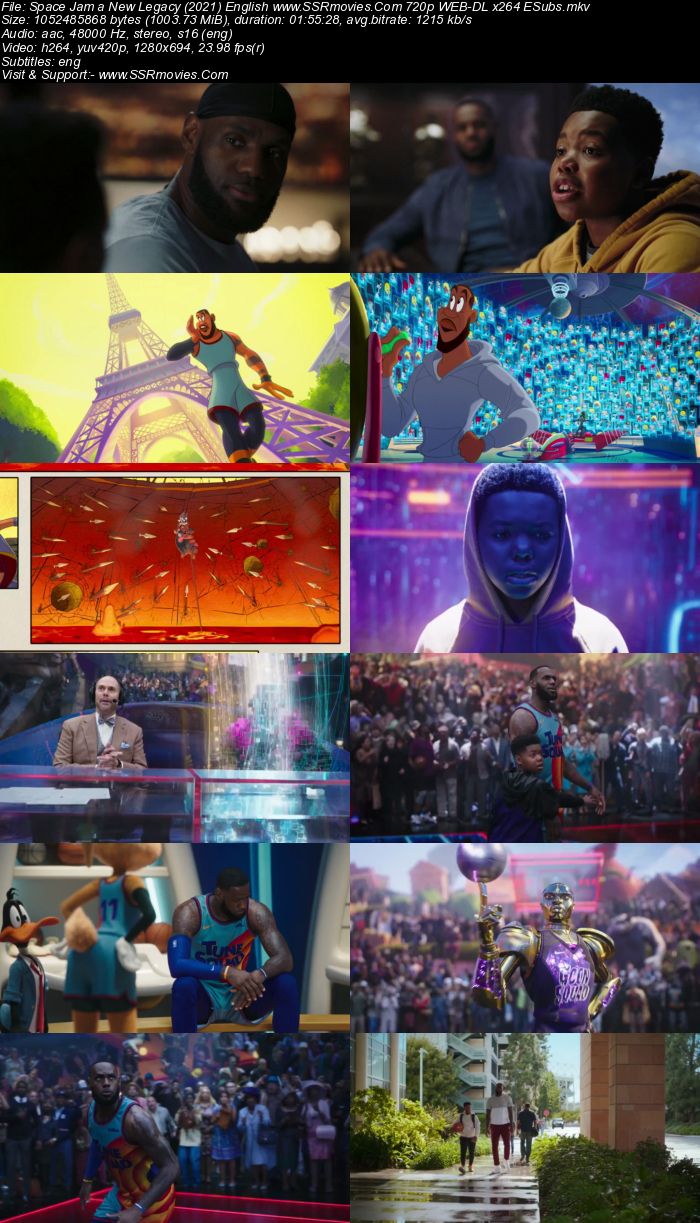 Space Jam: A New Legacy (2021) English 720p WEB-DL x264 1GB Full Movie Download