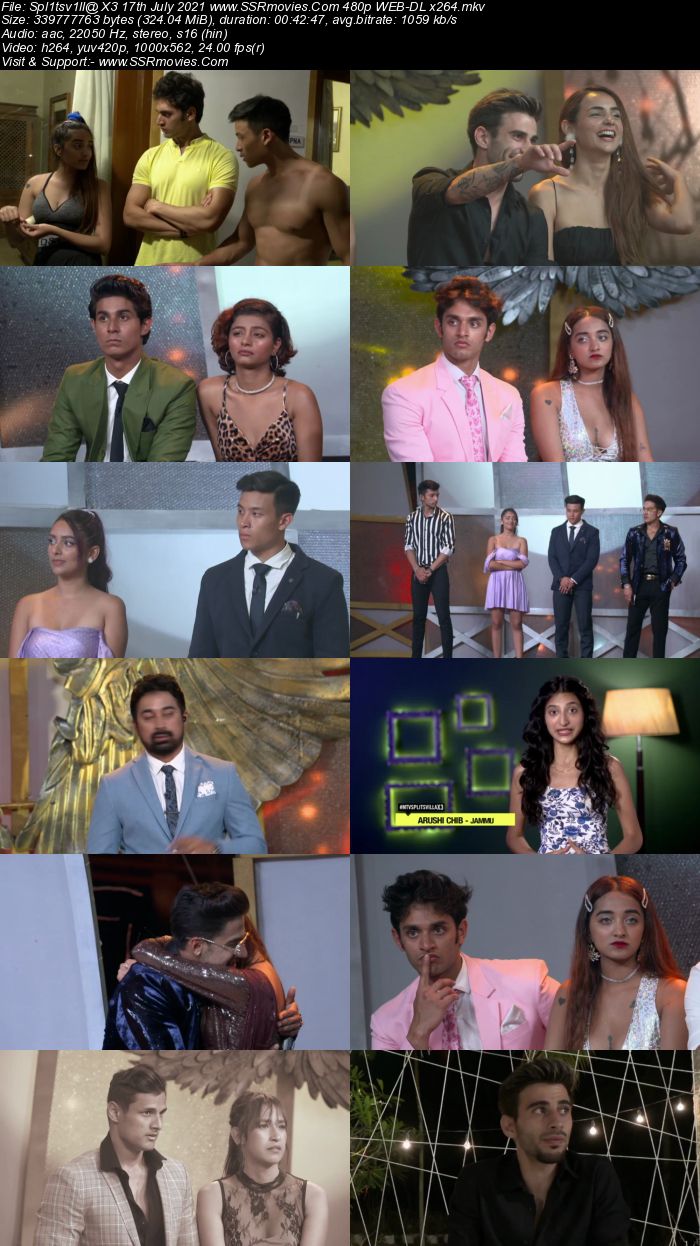 Splitsvilla X3 17th July 2021 480p WEB-DL x264 300MB Download