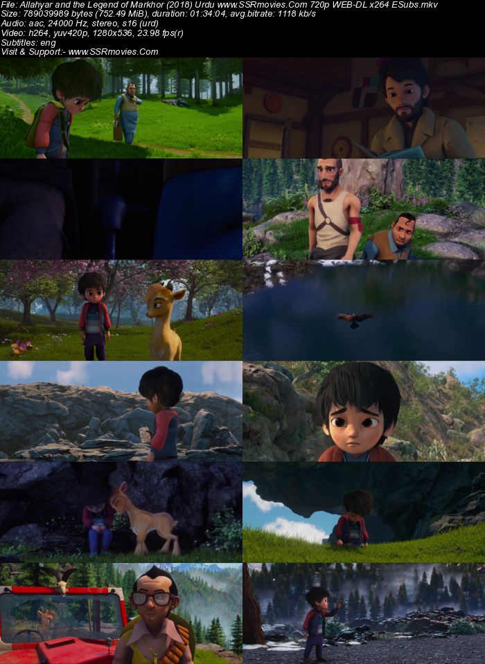Allahyar and the Legend of Markhor (2018) Urdu 720p WEB-DL 750MB ESubs Full Movie Download