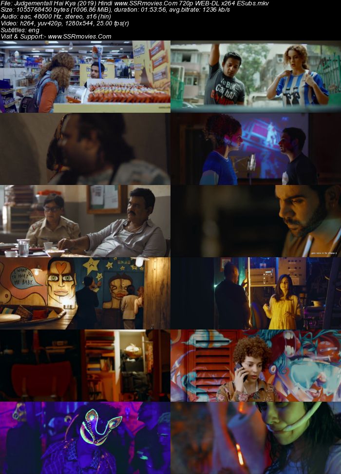 Judgementall Hai Kya (2019) Hindi 720p WEB-DL x264 1GB Full Movie Download