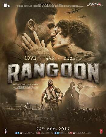 Rangoon (2017) HIndi 480p DVDRip x264 450MB ESubs Full Movie Download