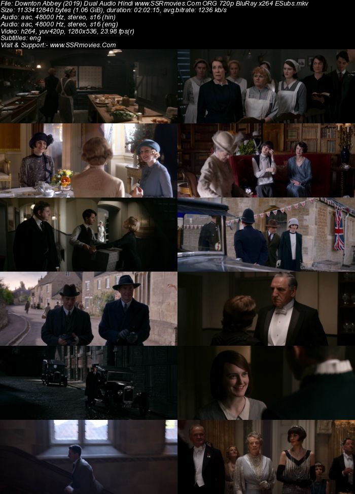 Downton Abbey (2019) Dual Audio Hindi 720p BluRay x264 1.1GB Full Movie Download