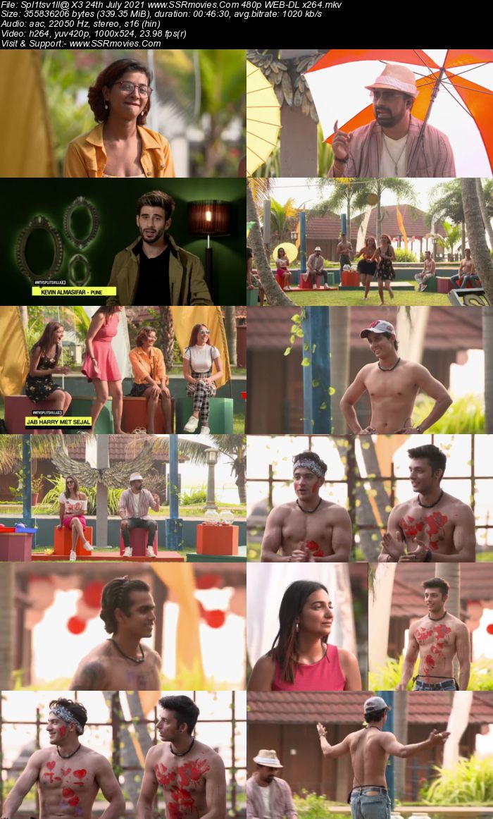 Splitsvilla X3 24th July 2021 480p WEB-DL x264 300MB Download