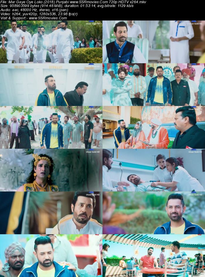 Mar Gaye Oye Loko (2018) Punjabi 720p HDTV x264 900MB Full Movie Download