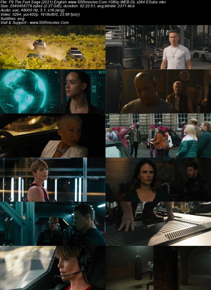 F9: The Fast Saga (2021) English 1080p WEB-DL x264 2.4GB ESubs Full Movie Download