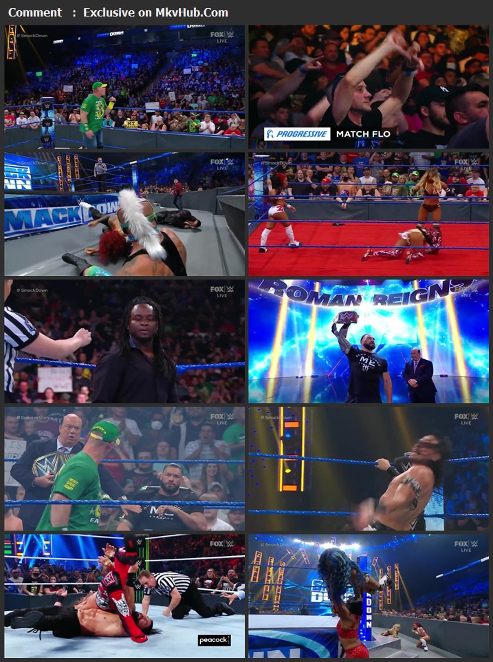 WWE Friday Night SmackDown 30th July 2021 720p WEBRip x264 750MB Download