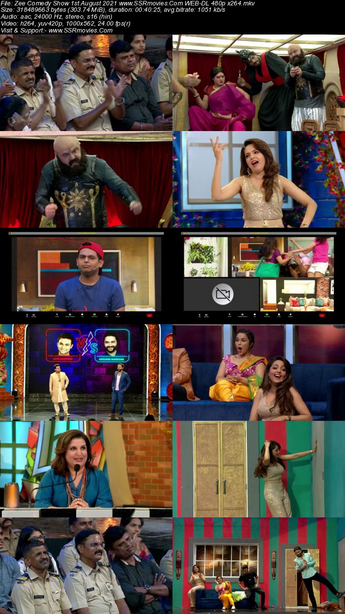 Zee Comedy Show 1st August 2021 480p WEB-DL x264 300MB Download