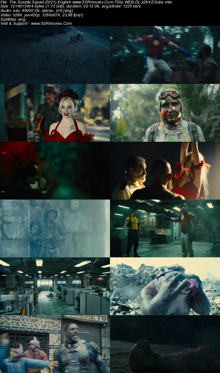 The Suicide Squad (2021) English 480p WEB-DL x264 400MB ESubs Full Movie Download