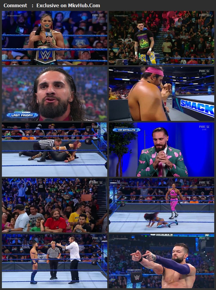 WWE Friday Night SmackDown 6th August 2021 720p WEBRip x264 750MB Download Download