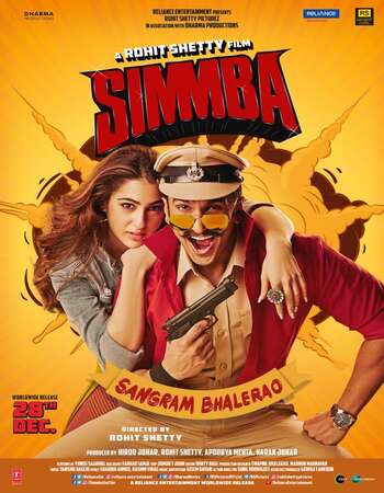 Simmba (2018) Hindi 720p BluRay x264 1.3GB Full Movie Download