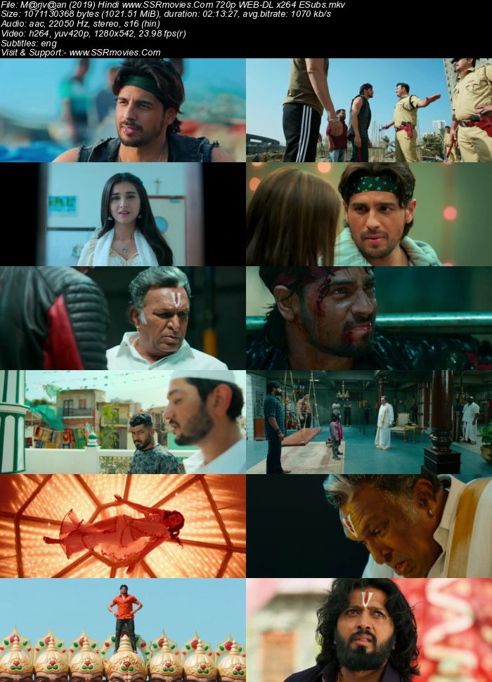 Marjaavaan (2019) Hindi 480p WEB-DL x264 400MB ESubs Full Movie Download