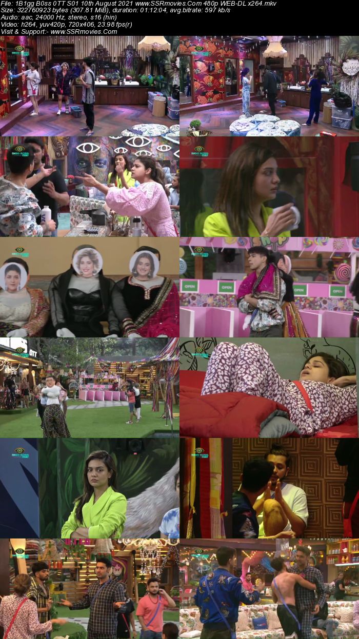 Bigg Boss 0TT S01 10th August 2021 720p 480p WEB-DL x264 1.5GB Download