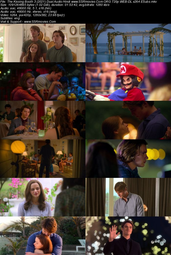 The Kissing Booth 3 (2021) Dual Audio Hindi ORG 480p WEB-DL 350MB ESubs Full Movie Download