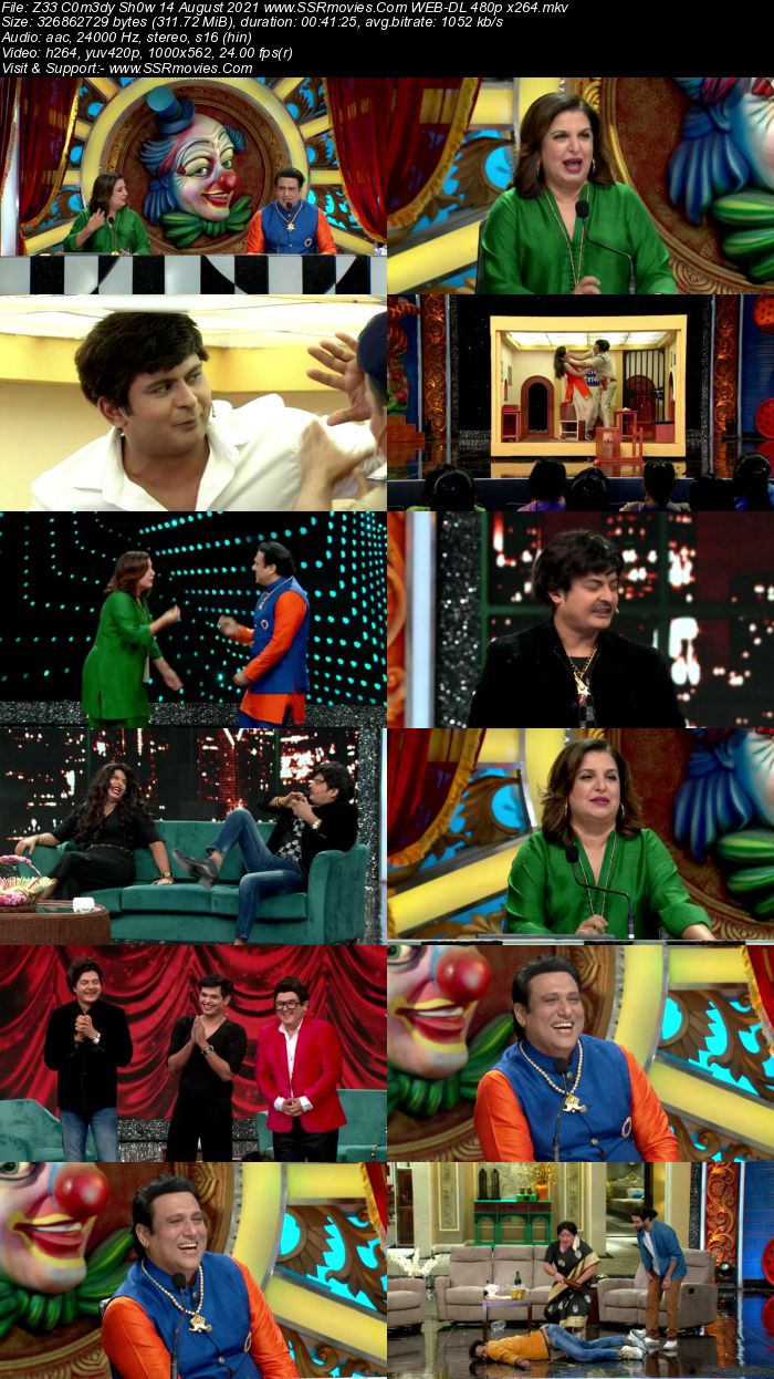 Zee Comedy Show 14th August 2021 480p WEB-DL x264 350MB Download