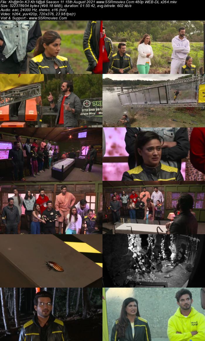 Khatron Ke Khiladi Season 11 15th August 2021 480p 720p WEB-DL 500MB Download