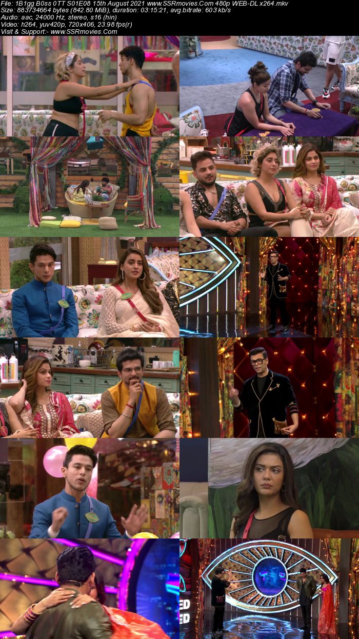 Bigg Boss 0TT S01 15th August 2021 720p 480p WEB-DL x264 1.5GB Download