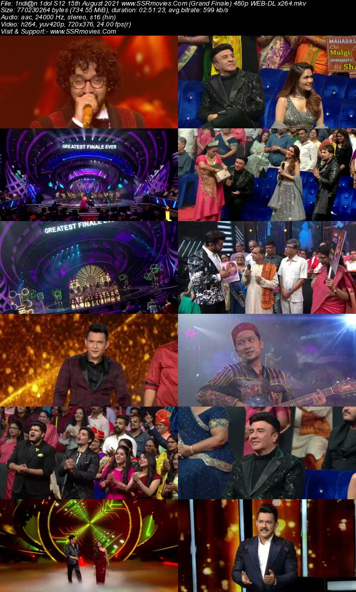 Indian Idol S12 15th August 2021 480p 720p HDTV x264 300MB Download