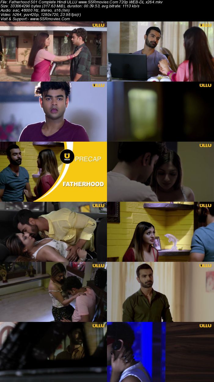 Fatherhood S01 Complete Hindi ULLU 720p WEB-DL x264 300MB Download