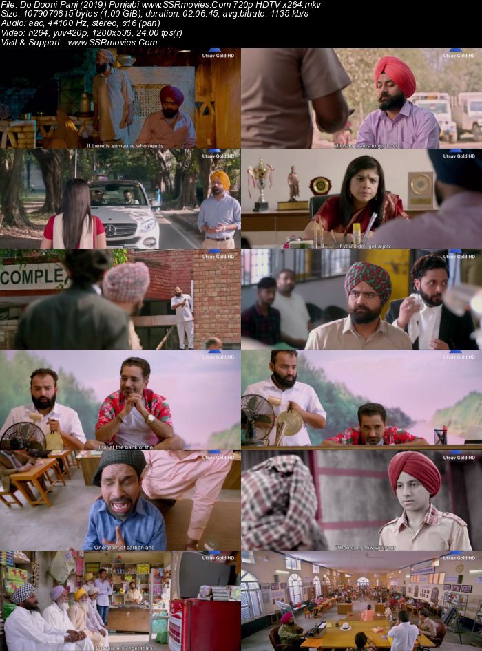 Do Dooni Panj (2019) Punjabi 720p HDTV x264 1GB Full Movie Download