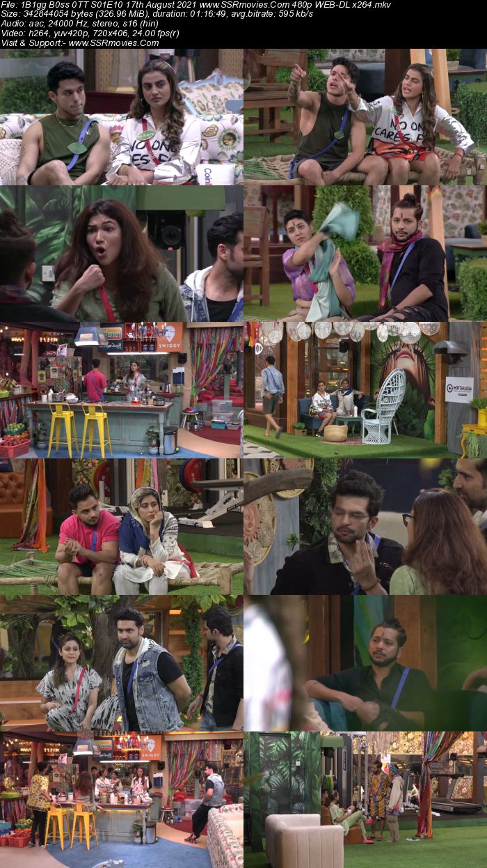 Bigg Boss 0TT S01 17th August 2021 720p 480p WEB-DL x264 1.5GB Download