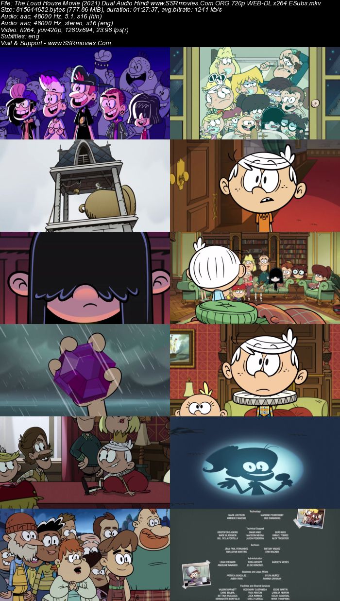 The Loud House (2021) Dual Audio Hindi 720p WEB-DL x264 750MB Full Movie Download