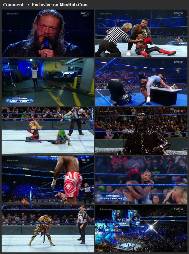 WWE Friday Night SmackDown 20th August 2021 720p WEBRip x264 750MB Download Download