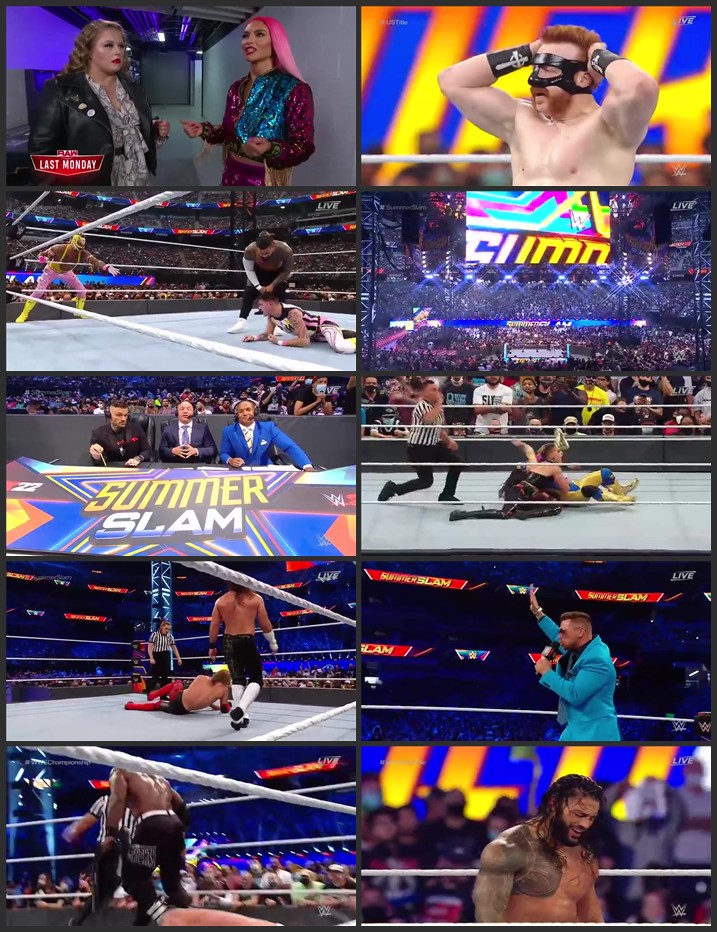 WWE SummerSlam 2021 PPV 480p 720p WEBRip Full Show Download