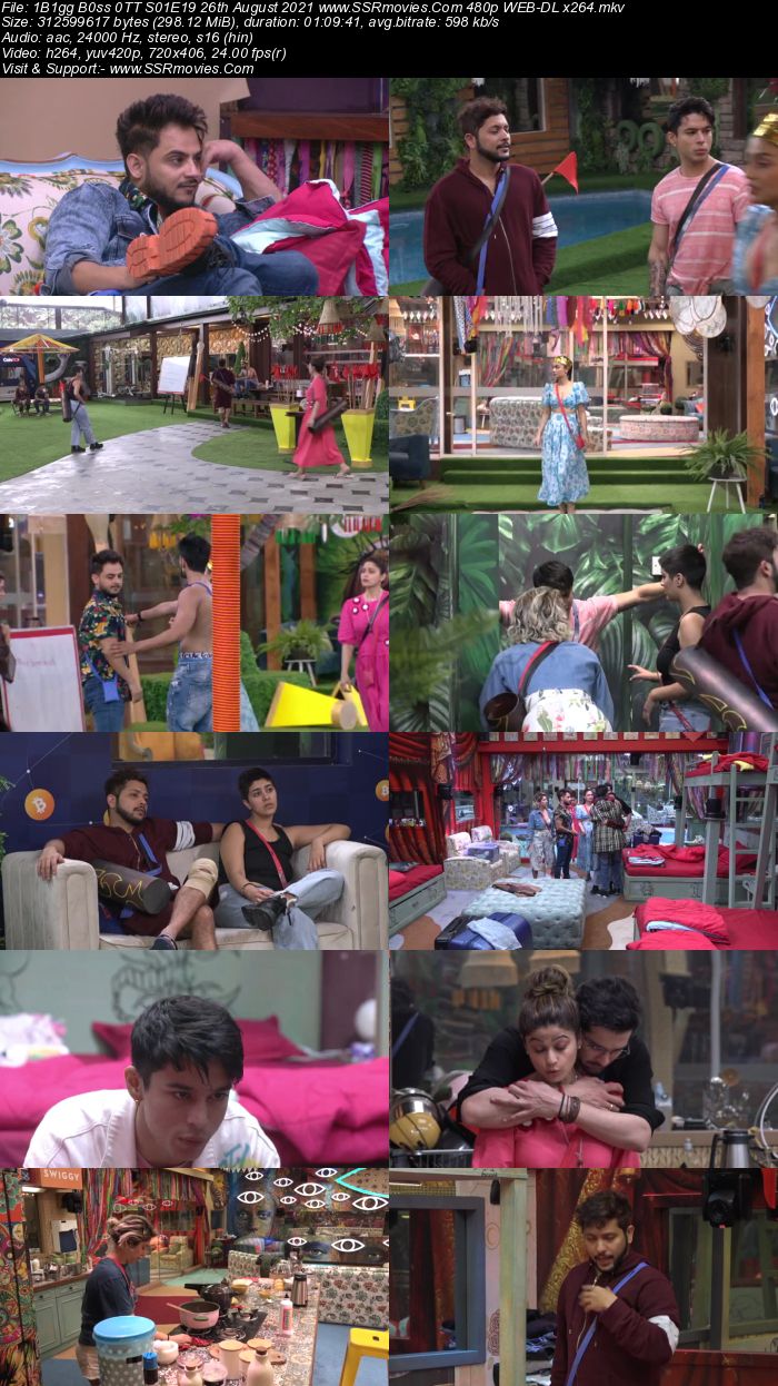 Bigg Boss 0TT S01E19 26th August 2021 480p 720p WEB-DL x264 300MB Download